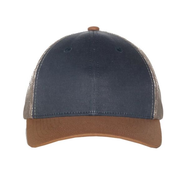 Structured Tri-Color Mesh Back Trucker Thumbnail