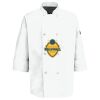 Eight Pearl Button Chef Coat with Thermometer Pocket Thumbnail